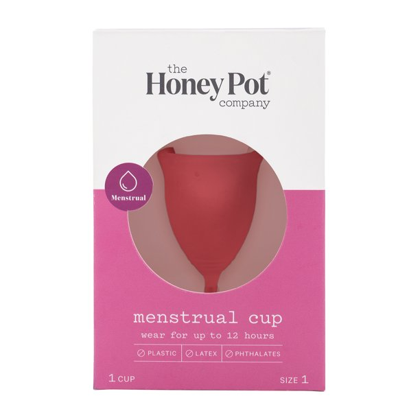 The Honey Pot Company, Silicone Menstrual Cup, Size 1 for Light