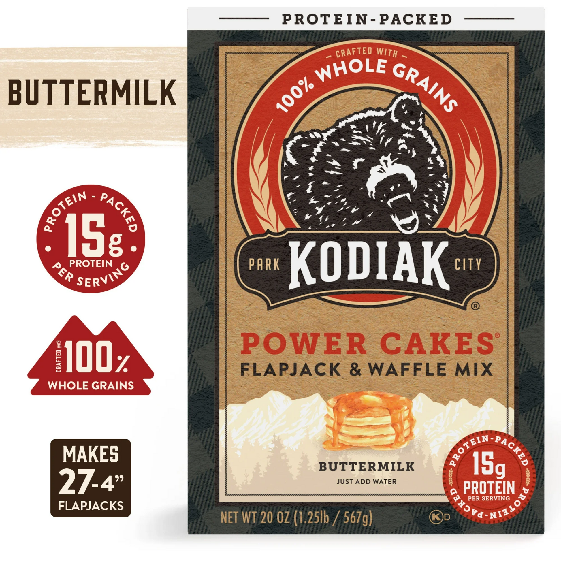 Kodiak Protein Packed Power Cakes