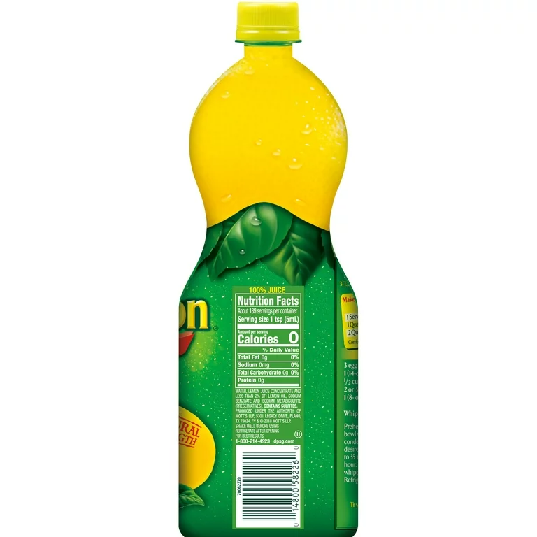ReaLemon 100% Lemon Juice, 32 fl oz bottle