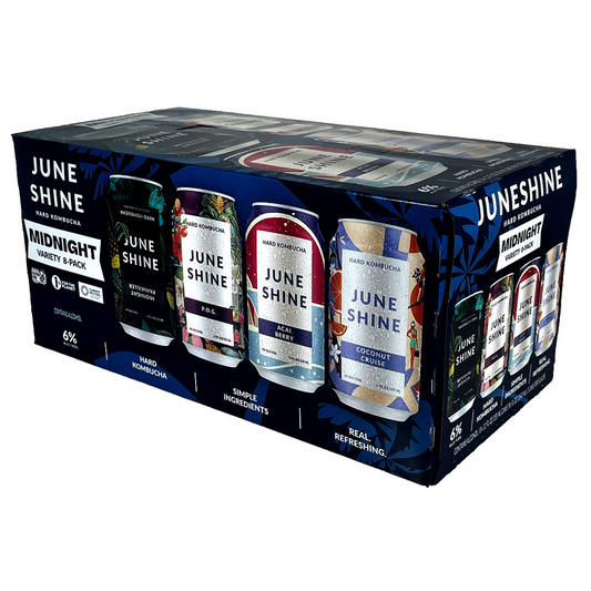 JuneShine Hard Kombucha Midnight Variety Pack - 8pk /12 fl oz Cans