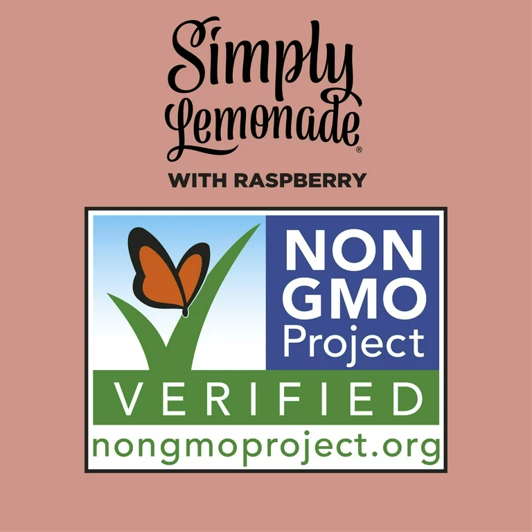 Simply Non GMO All Natural Raspberry Lemonade Raspberry, 52 fl oz Bottle