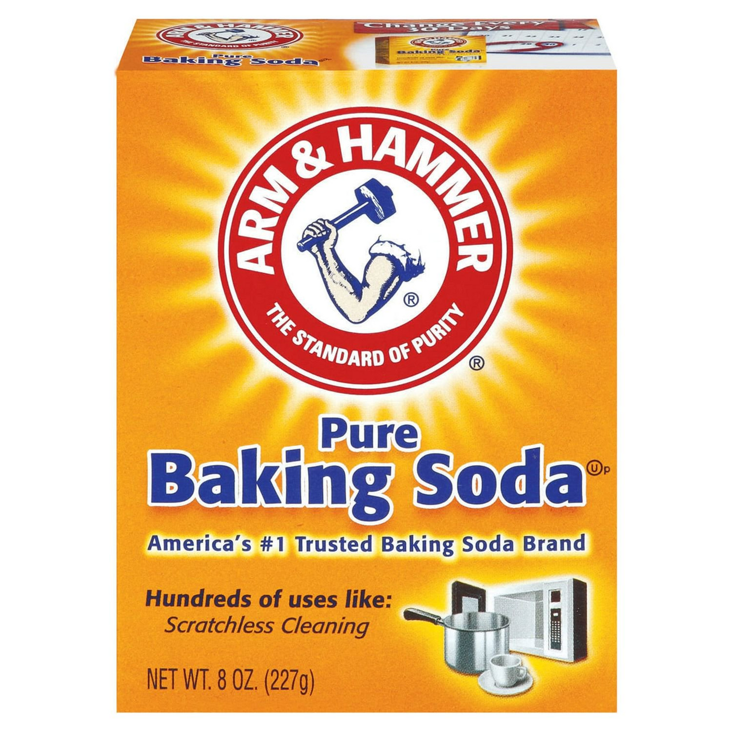 Arm Hammer Pure Baking Soda, 8 oz.