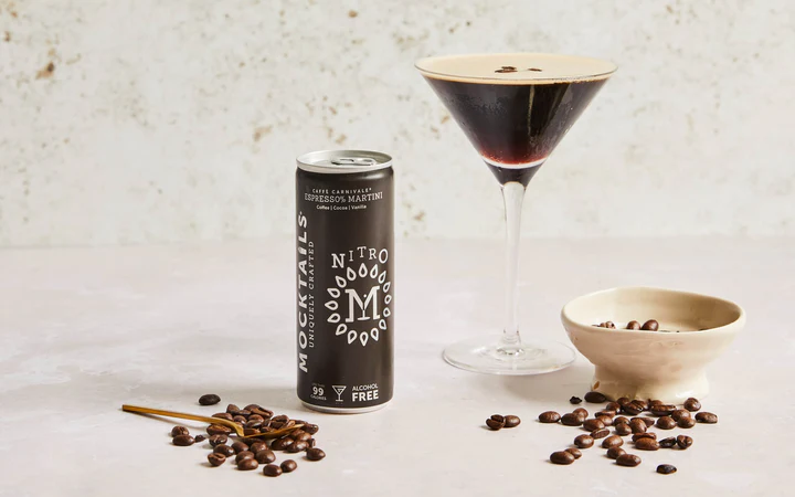 Mocktails Non-Alcoholic Nitro Espresso Martini 4-6oz cans