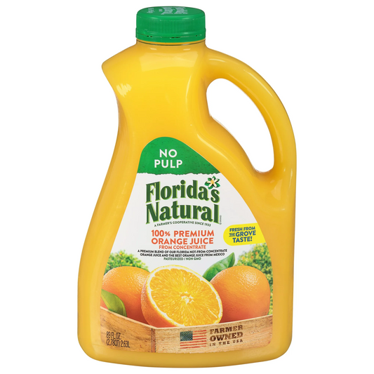 Florida's Natural Orange Juice No Pulp 89 oz