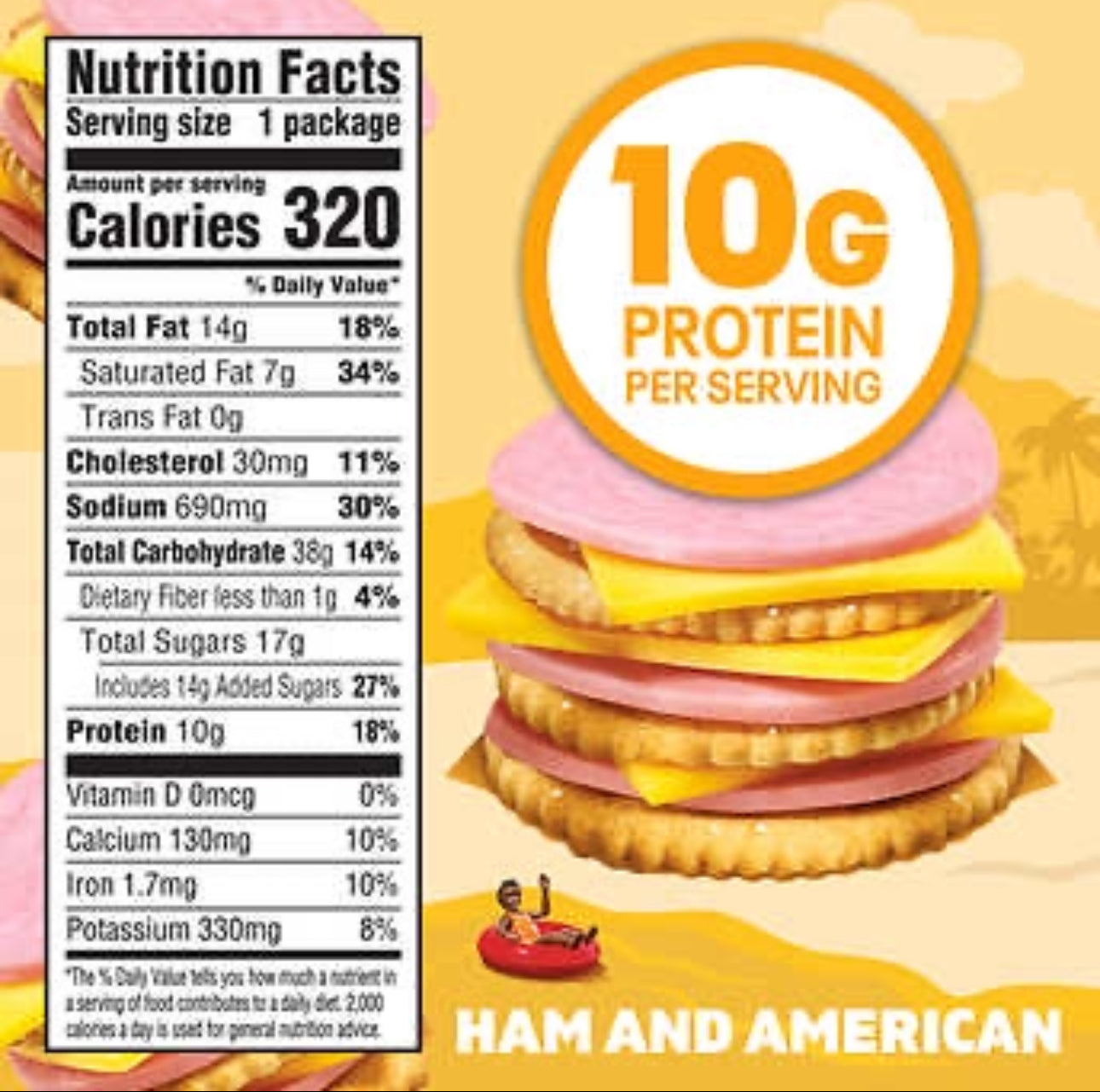Lunchables Cracker Stackers, Ham and Turkey Variety Pack, 4 ct