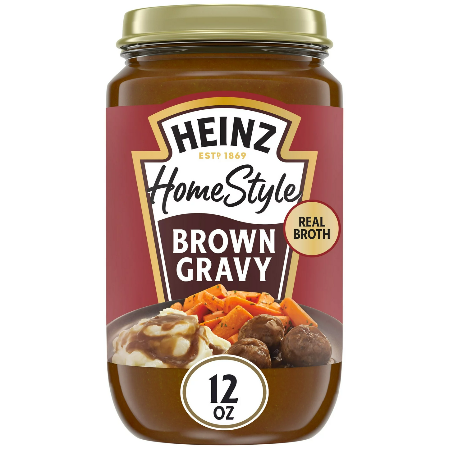 Heinz HomeStyle Brown Gravy, 12 oz Jar