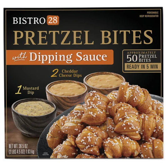 Bistro 28 Pretzel Bites with Dipping Sauce