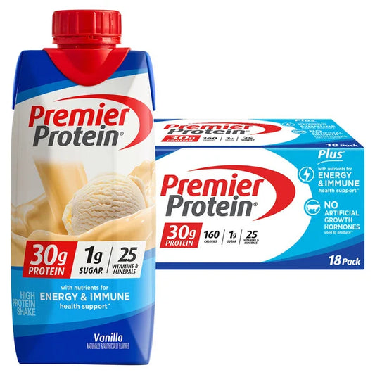 Premier Protein Shake, Vanilla, 11 fl oz, 18 ct
