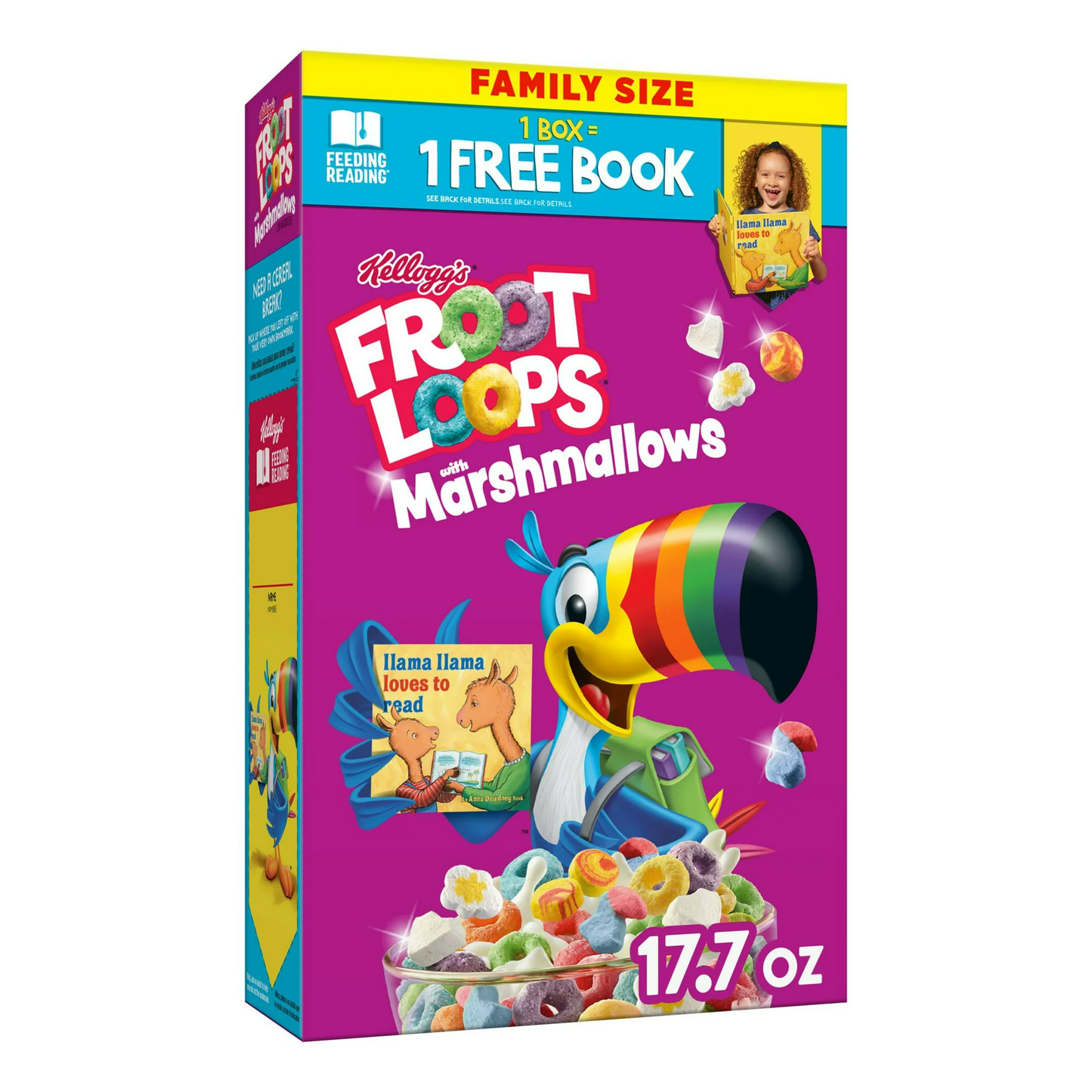 Kellogg's | Froot Loops Cereal with Marshmallows - Family Size, 17.7 oz