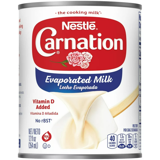 Nestle Carnation Evaporated Milk, Vitamin D Added, 375.7 g