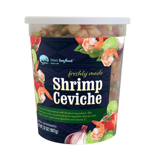 Pete's Seafood Shrimp Ceviche, 32 oz