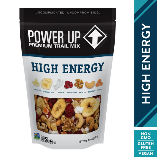 Power Up High Energy Trail Mix 14 oz, Gluten Free, Vegan, Non-GMO