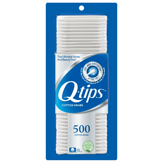 Q Tips Original Cotton Swabs 500 count