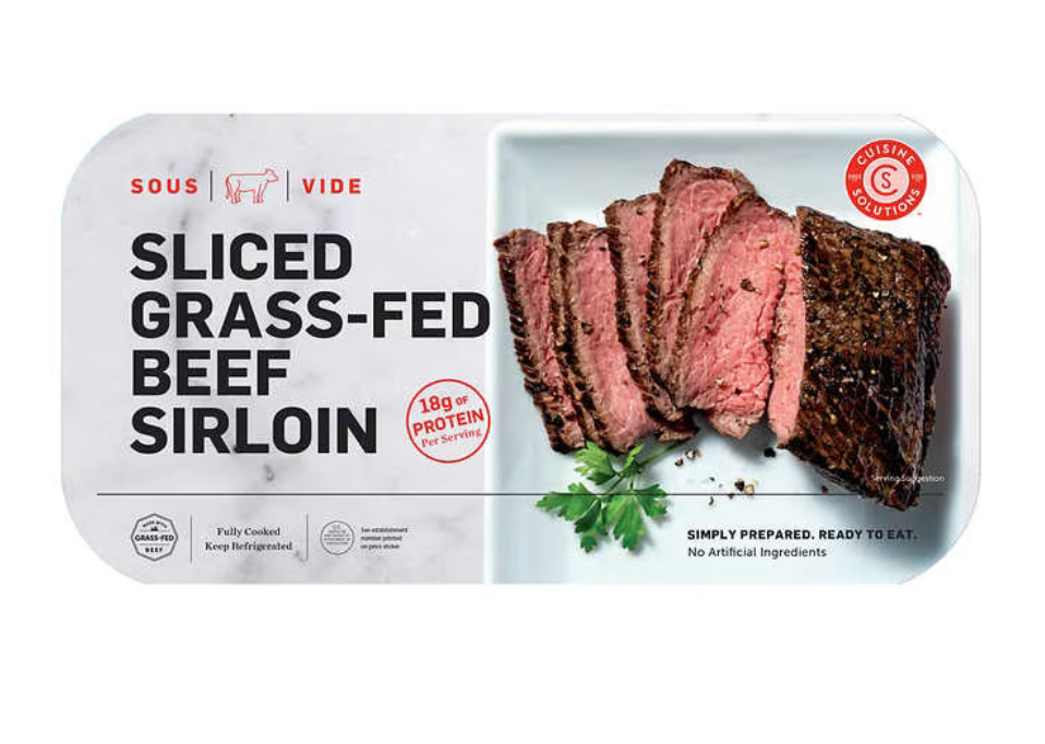 Cuisine Solutions Sliced Grass-Fed Beef Sirloin