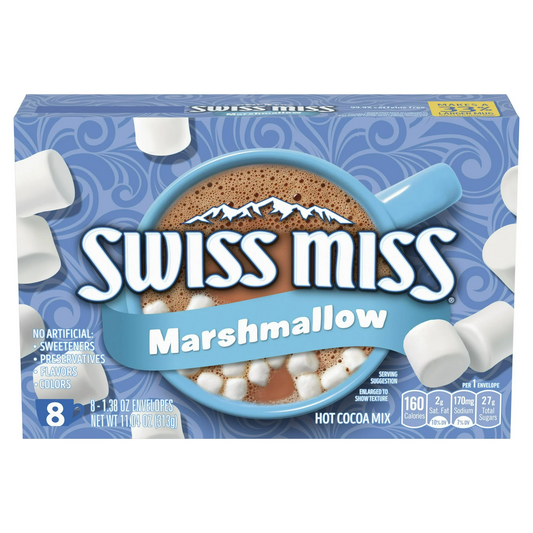 Swiss Miss Chocolate Hot Cocoa Mix With Marshmallows, 8 Count