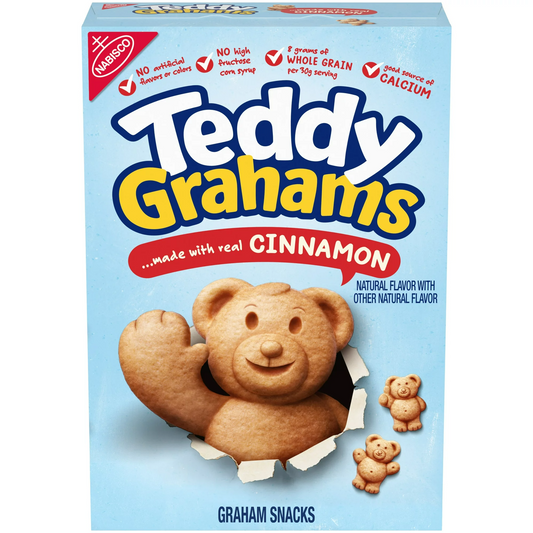 Teddy Grahams Cinnamon Graham Snacks, 10 oz