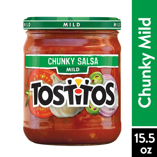 Tostitos Salsa, Mild Chunky Salsa, 15.5 Oz Jar