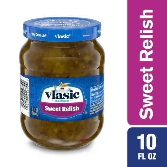 Vlasic Kosher Sweet Pickle Relish, Sweet Relish, 10 Oz