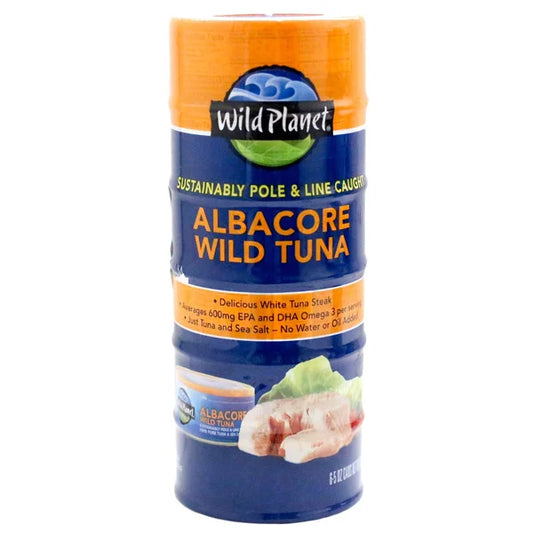 Wild Planet, Albacore Wilda Tuna, 5 oz, 6-Count
