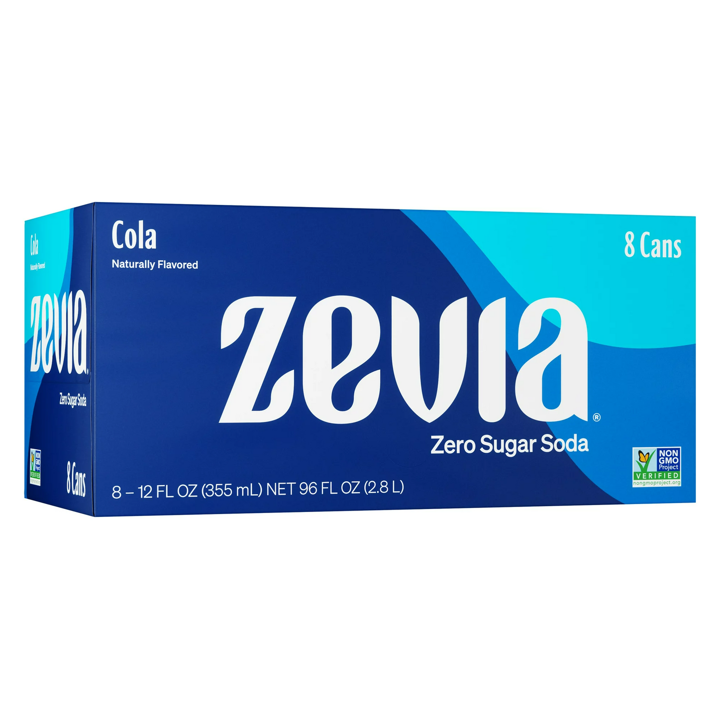 Zevia Cola Zero Calorie Soda - 8pk/12 fl oz Cans