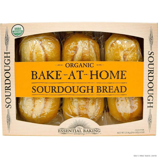 The Essential Baking Company Bake-At-Home Organic Sourdough 3 Loaves 54.6 Oz