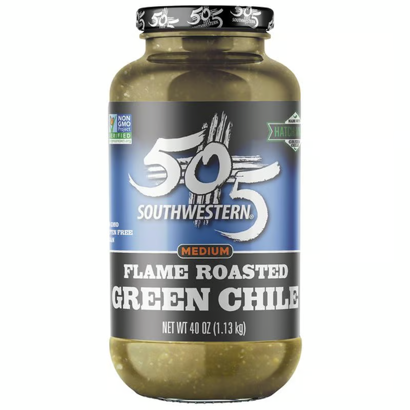 505 Southwestern Flame Roasted Green Chile, 40 oz