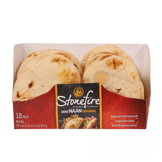 Stonefire Mini Naan Bread, 18 c