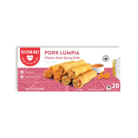 Summ! Pork Lumpia Spring Rolls, 20-count