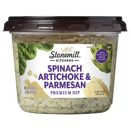 Stonemill Kitchen Spinach Parmesan Dip With Greek Yogurt, 30 oz
