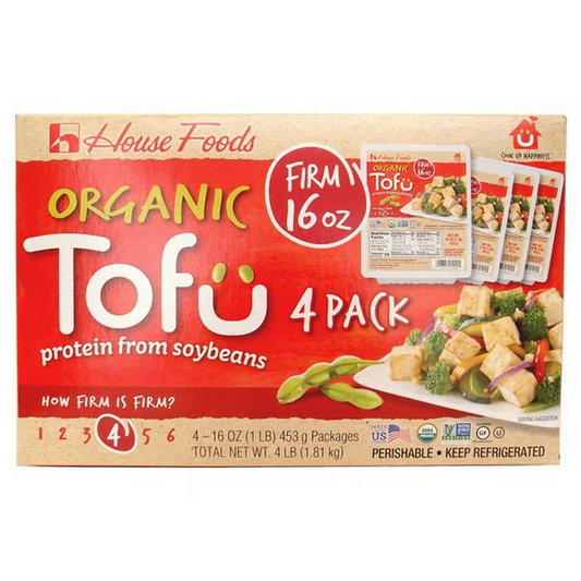 House Foods Organic Tofu, Firm, 16 oz, 4 ct