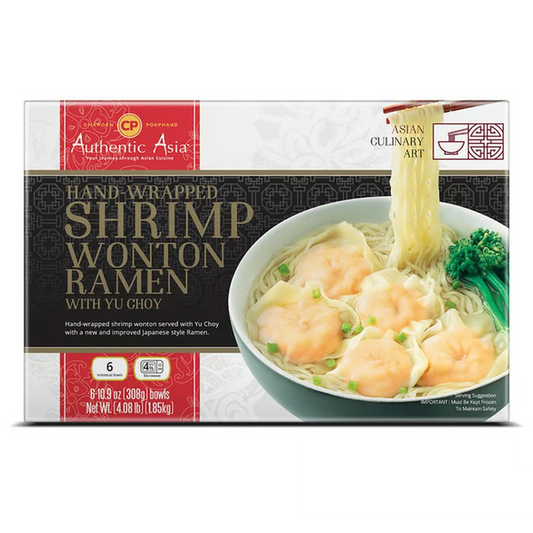 CP Authentic Asia Shrimp Wonton Ramen, 10.9 oz, 6 ct