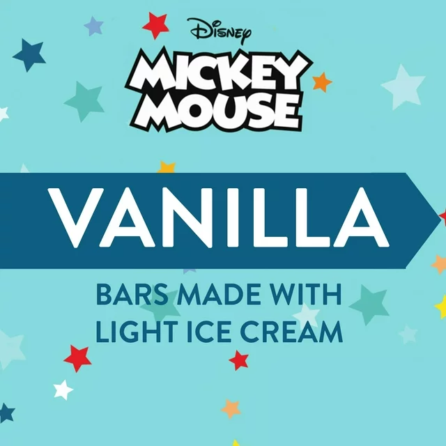 Disney Mickey Mouse Light Ice Cream Bars, 6 Count