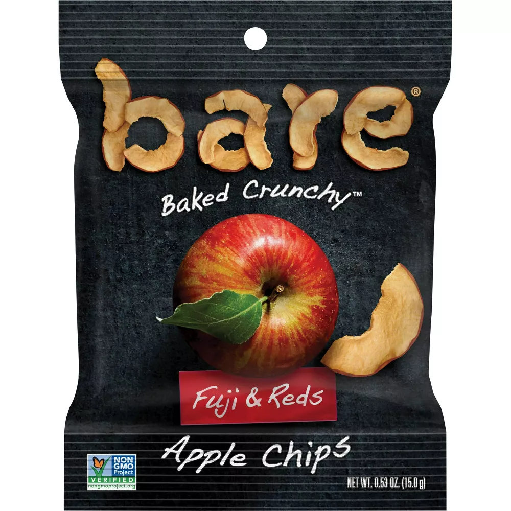 Bare Apple Chips Fuji Red and Cinnamon Snack Pack - 7ct/3.7oz