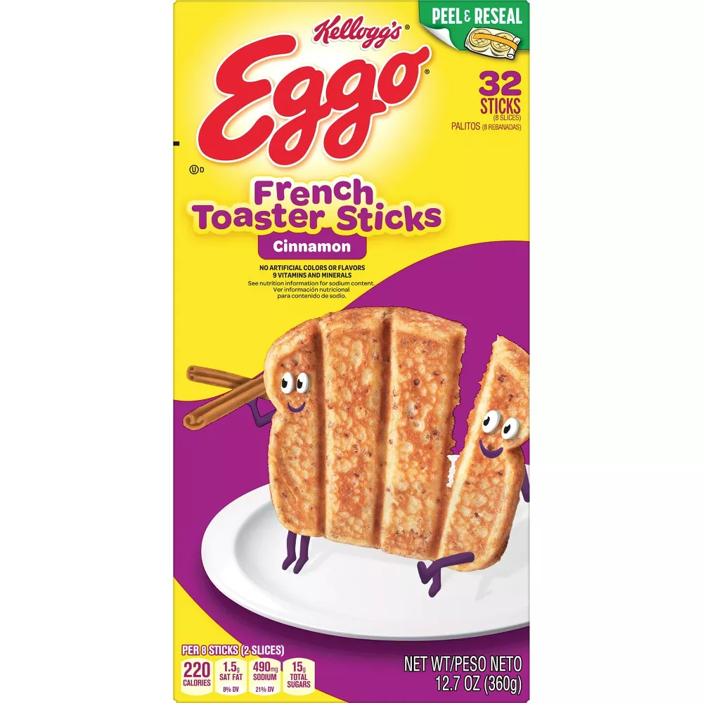 Kellogg's Eggo Cinnamon Frozen French Toaster Sticks - 12.7oz