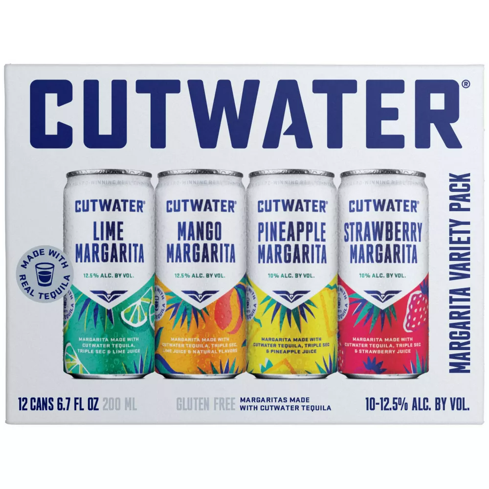 Cutwater Margarita Variety Pack - 12pk/200ml Cans