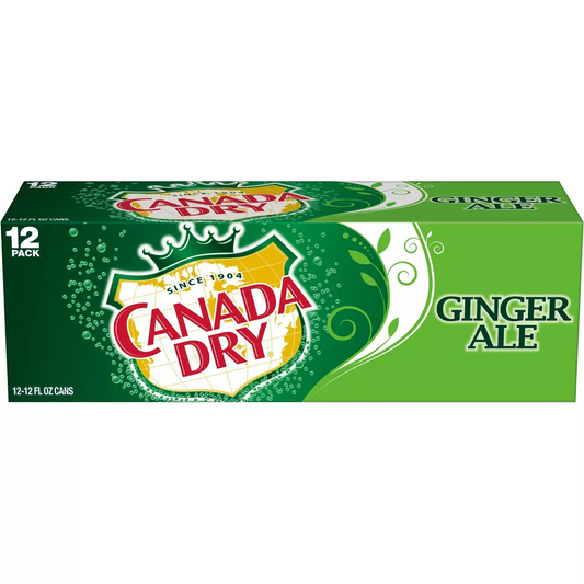 Canada Dry Ginger Ale Soda - 12pk/12 fl oz Cans
