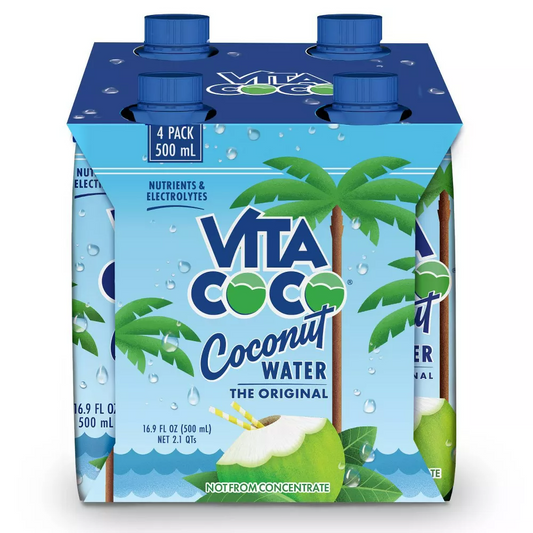 Vita Coco Original Coconut Water Cartons - 4pk/16.9 fl oz