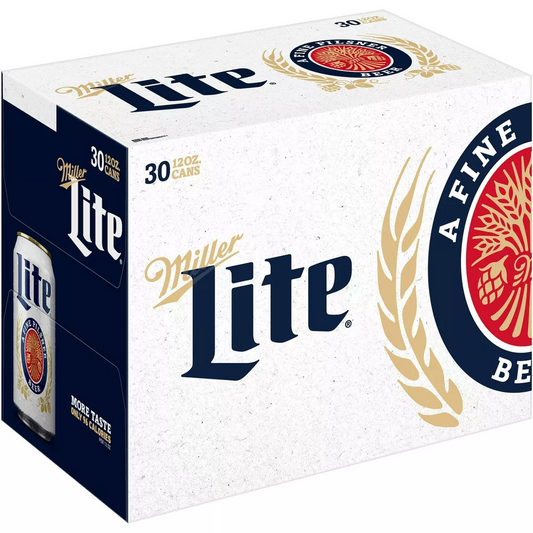 Miller Lite Beer - 30pk/12 fl oz Cans