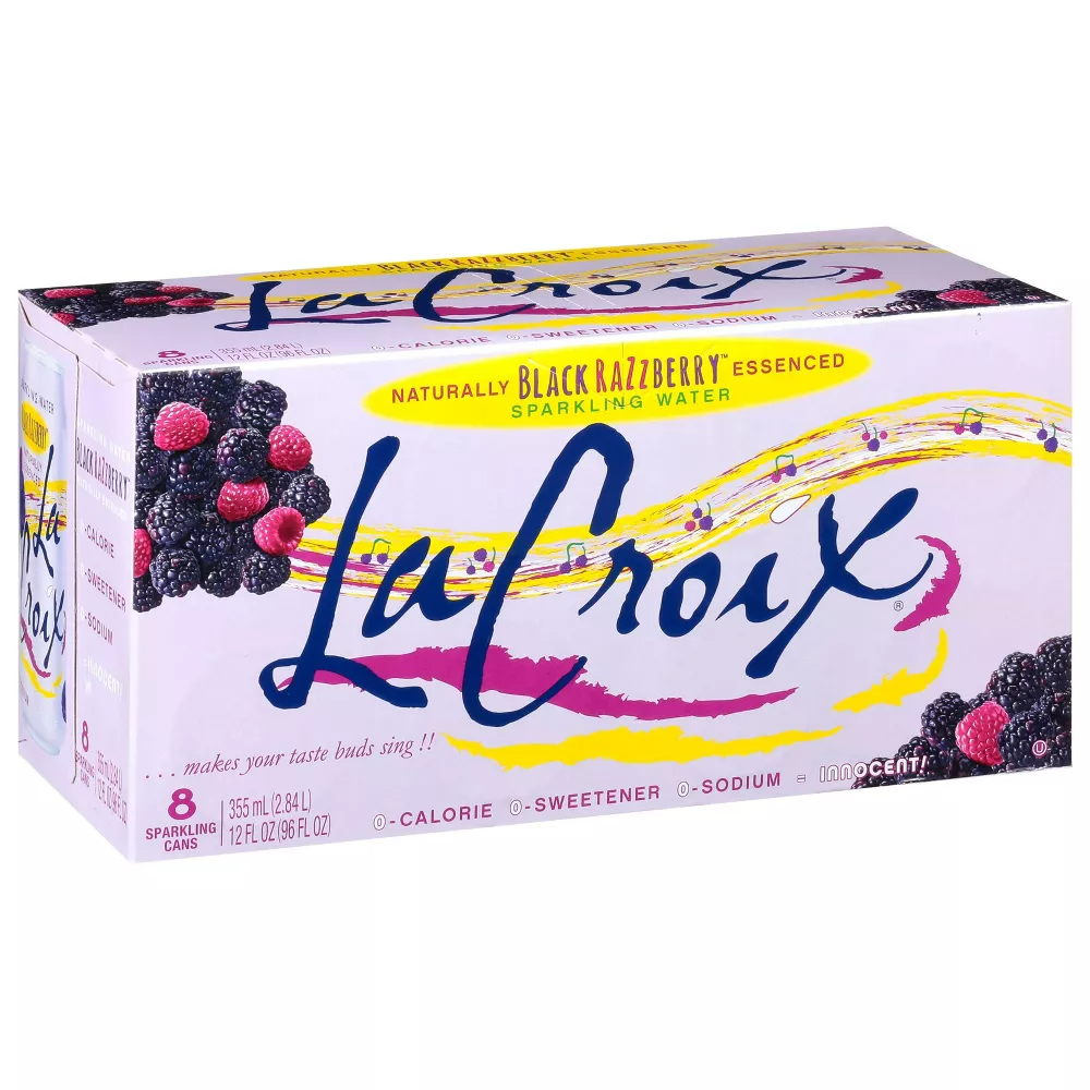 LaCroix Sparkling Water Black Razzberry - 8pk/12 fl oz Cans