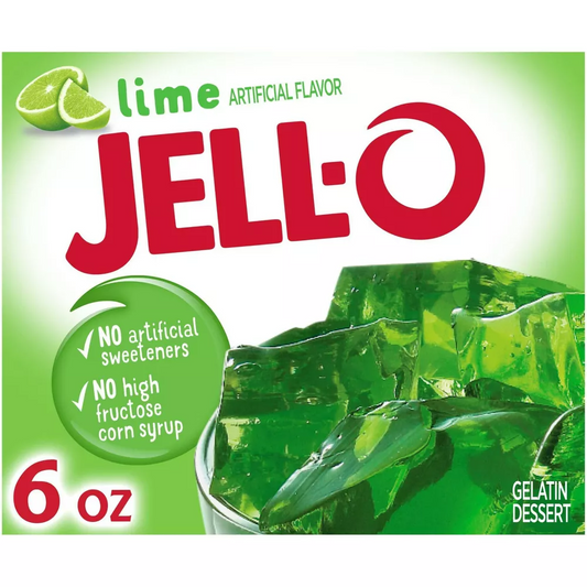JELL-O Lime Gelatin - 6oz