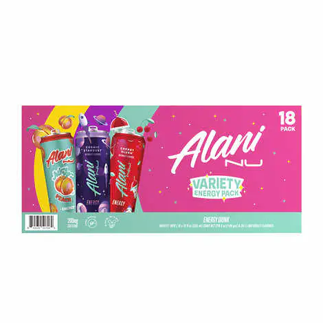 Alani Variety Pack Energy Drink - 18pk/12 fl oz Cans