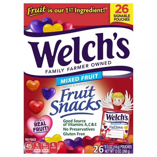 Welch's Valentines Day Exchange Fruit Snacks - 13oz