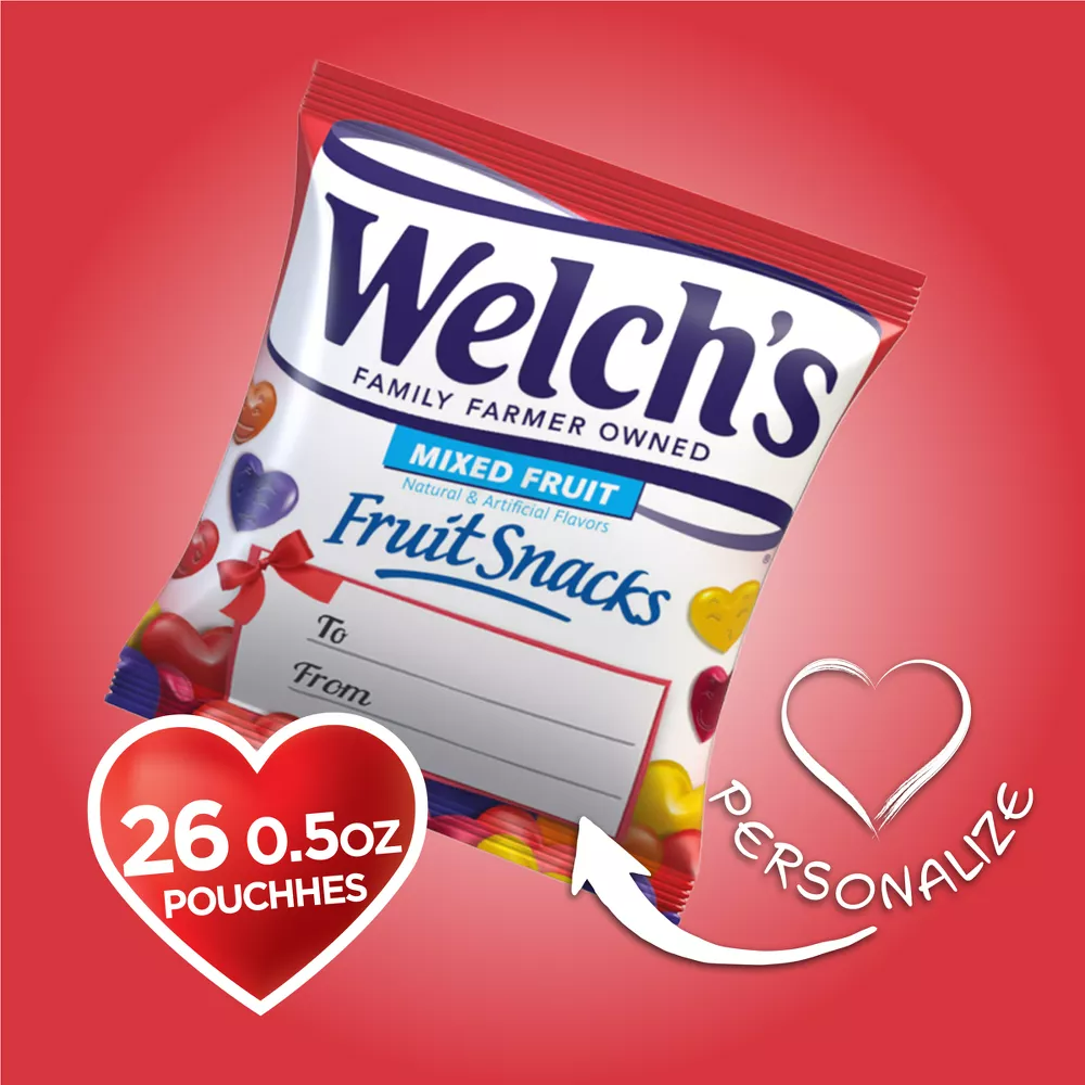 Welch's Valentines Day Exchange Fruit Snacks - 13oz