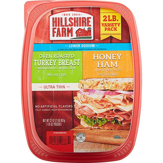 Hillshire Farm Low Sodium Variety Pack, 2 x 16 oz.