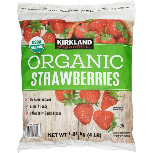 Kirkland Signature Organic Strawberries, 4 lbs