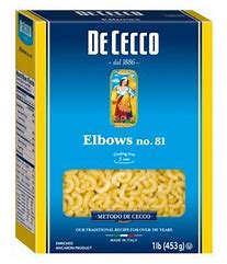 De Cecco Elbows No.81 Pasta, 16 oz