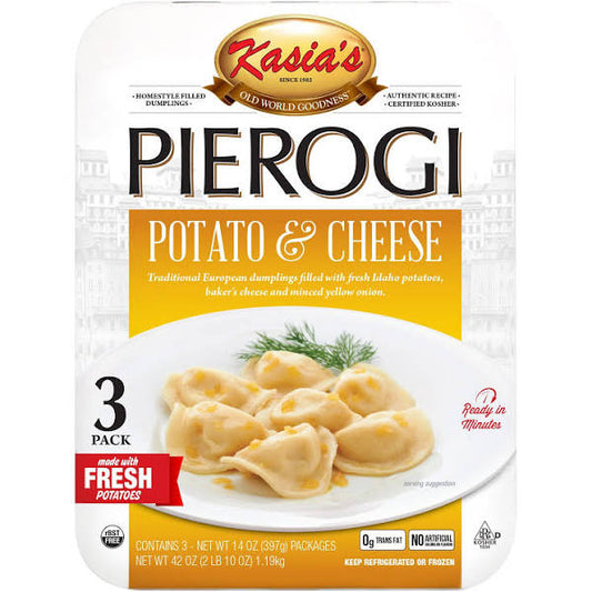Pierogi Homestyle filled Potato & Cheese  3 Pack