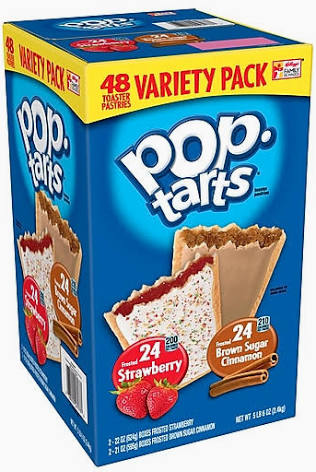 Pop-Tarts Variety Pack Instant Breakfast Toaster Pastries, 81.2 oz, 48 Count Box