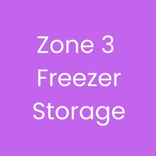 Zone 3 Freezer Storage