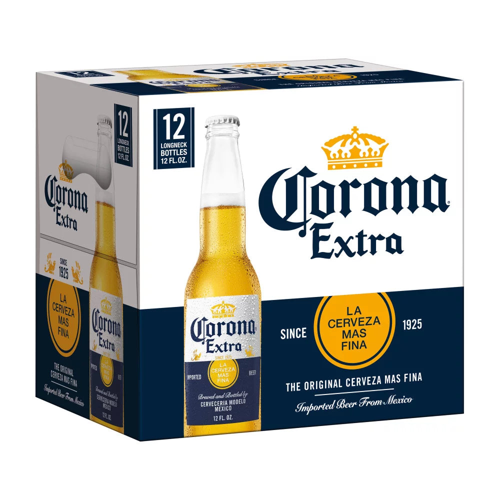 Corona Extra | Mexican Lager Beer, 12 Bottles